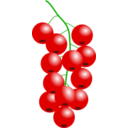 download Redcurrant clipart image with 0 hue color