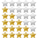 download 5 Star Rating System clipart image with 0 hue color