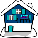download Home0 clipart image with 180 hue color