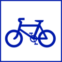 download Eco Green Bicycle Icon clipart image with 135 hue color