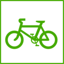 Eco Green Bicycle Icon