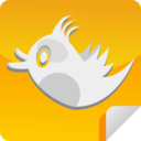 Orange Bird Icon