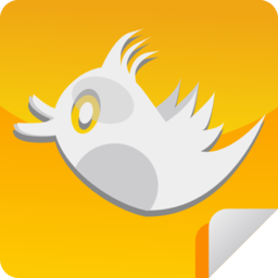 Orange Bird Icon