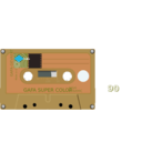 download Compact Cassette clipart image with 180 hue color
