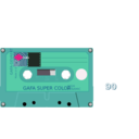 download Compact Cassette clipart image with 315 hue color