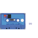 download Compact Cassette clipart image with 0 hue color