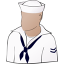 download Another Faceless Sailor clipart image with 0 hue color