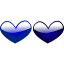 download Heart1 clipart image with 270 hue color