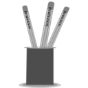 download Pencil Stand clipart image with 180 hue color