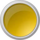 Glossy Yellow Button