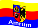 Amrum Flagge Wehend