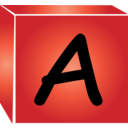 download Letter A Icon clipart image with 0 hue color