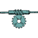 download Worm Gear clipart image with 135 hue color