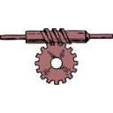 download Worm Gear clipart image with 315 hue color