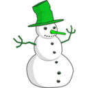 download Snowman clipart image with 90 hue color