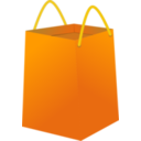 download Shopping Bag clipart image with 0 hue color
