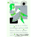 download Little Miss Muffet Poster clipart image with 90 hue color