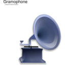 download Gramophone clipart image with 180 hue color