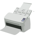 download Sheet Fed Scanner clipart image with 45 hue color