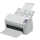 download Sheet Fed Scanner clipart image with 90 hue color