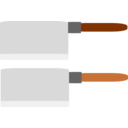 download Cleaver clipart image with 0 hue color