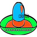 download Gorro Colombiano clipart image with 135 hue color