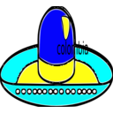 download Gorro Colombiano clipart image with 180 hue color