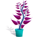 download Green Tall Plant In Its Pot clipart image with 180 hue color