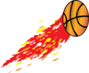 Flamed Basketball