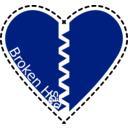download Broken Hearts clipart image with 225 hue color