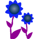download Sunflowers clipart image with 180 hue color