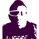download Afrika Bambaata clipart image with 90 hue color