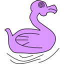 download Duck clipart image with 225 hue color