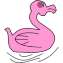 download Duck clipart image with 270 hue color