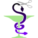 download Caduceus clipart image with 270 hue color