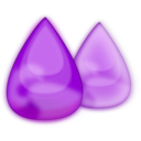download Droplets clipart image with 90 hue color