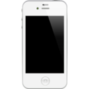 download Iphone 4 4s White clipart image with 225 hue color