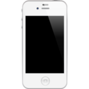 download Iphone 4 4s White clipart image with 0 hue color