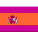 download Spain clipart image with 315 hue color