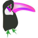 download Toucan Toco clipart image with 270 hue color