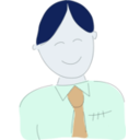 download Tanaka clipart image with 180 hue color