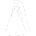 download Bride clipart image with 225 hue color