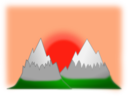 Sunset Mountain Simple