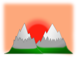 Sunset Mountain Simple