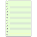download Notepad Page clipart image with 45 hue color