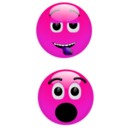 download Smiley 1 clipart image with 270 hue color