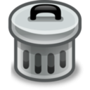 download Trash Can clipart image with 90 hue color