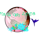 download Earth Day 2008 clipart image with 135 hue color
