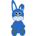 download Funny Baby Bunny Sitting clipart image with 180 hue color