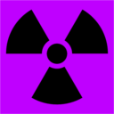 download Radioactive clipart image with 225 hue color